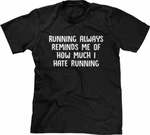 Funny Running T-shirt Marathon Runner Gym Workout Tshirts For Men. Fixed Price $23.99.