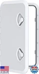 Marine Boat Deck Rectangular Access Hatch - White/black, Lock & Key. Fixed Price $104.98.