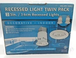 Altair Recessed Light Twin Pack, 3", White Finish. Fixed Price $24.99.