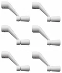 Prime 3713 White 3/8" Spline Casement Window Crank Handle - 6 Pack. Fixed Price $41.97.