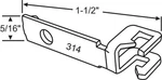 Crl 5/16" Wide Sash Carrier For Fm 3/8" Spiral Balance H3920B 25 Pack. Fixed Price $18.00.