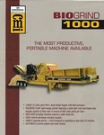 Equipment Data Sheet - Cmi Biogrind 1000 Grinder C2000 Brochure (E8292). Fixed Price $10.11.
