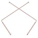 99.9% Copper Dowsing Rods - 2PCS Divining For Ghost Hunting Tools,. Fixed Price $18.95.