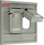 Leviton 1-GANG Duplex Device Wallplate Cover, Oversize, Weather-resistant, Therm. Fixed Price $24.14.