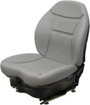 Fits Ingersoll Rand Roller Seat & Mechanical Suspension - Gray Vinyl. Fixed Price $639.00.
