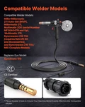 150A Gun 20FT For Miller Spoolmate W/ Aluminum Wire Tips Kit. Fixed Price $251.99.