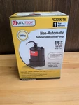 Ultilitech Non Automatic Submersible Utility Pump 1/6 Hp. Fixed Price $65.00.