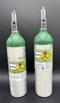 2 Portable Oxygen Tanks-empty Size M6. 170 Liters Travel Portability Freedom. Fixed Price $59.00.