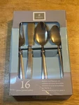 Gibson Home 91078.18 Casual Living 16 Piece Stainless Steel Flatware Set. Fixed Price $29.92.