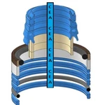 1787189NLN Hydraulic Cylinder Seal Kit (w/o Lock Nut) Fits Caterpillar 416C 420D. Fixed Price $66.92.