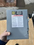 Square General Duty Safety Switch 30A 240VAC D221N. Fixed Price $80.00.