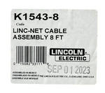 Lincoln K1543-8. M18735-8 5PINS F/m Welding Control Cable Extension Assembly 8'.. Fixed Price $399.99.