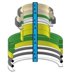 4369943 Stick Arm Cylinder Seal Kit Fits John Deere 230CLC 270CLC. Fixed Price $200.05.