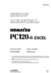 Komatsu PC120-6 Excel Hydraulic Excavator Service Manual. Fixed Price $99.00.