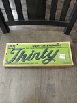 Vintage Hy-ko House Address Numbers Spell Out Letters Script Thirty 30. Fixed Price $15.00.