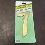 Hy-ko #7 Solid Brass House Number 4 Tall With Nails. Fixed Price $9.00.