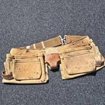 Nicholas 10-490X Split Cowhide Leather Tool Belt Pouch Carpenter Framer Rig. Fixed Price $24.95.