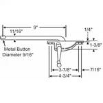 Window Operator, Right Hand, 12" L, 36-314. Fixed Price $14.69.