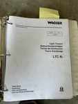 Wacker Light Towers Ltc 4L Parts Book. Fixed Price $90.00.