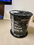 Marmon Home Improvement 112-1871J 500 Ft. Black 10 Solid Building Wire. Fixed Price $145.00.