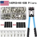 140PCS Copper Wire Ring Terminal Lug Bare Battery Welding Crimp Connector Set. Fixed Price $40.99.