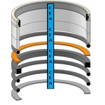 AH149848 Bucket Tilt Boom Lift Cylinder Seal Kit Fits John Deere 444J 544H 624J. Fixed Price $122.77.