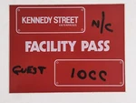 10CC Guest Pass Ticket Eric Stewart Orig Kennedy Ent. Circa Late 1970S #3. Fixed Price $31.97.
